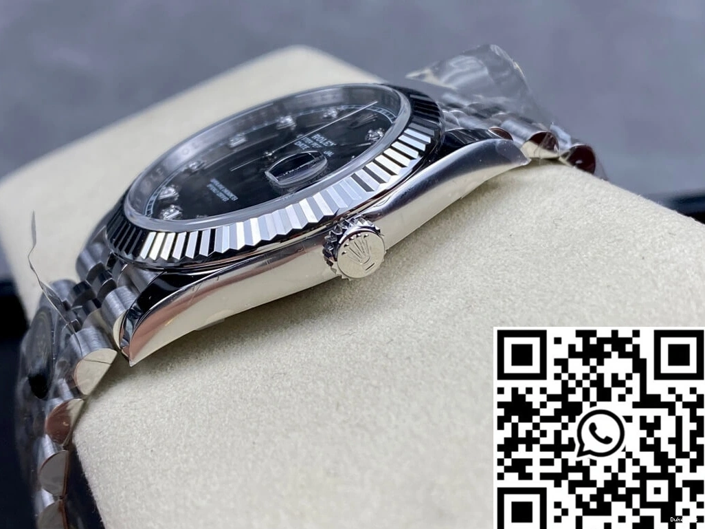 Dial Clean Rolex Diamond Datejust Factory Gray M126334-0006 0118